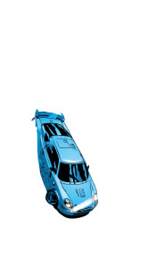 Dramatic Car Drift Vinyl Car Decal Sticker – Waterproof & UV-Resistant 8"