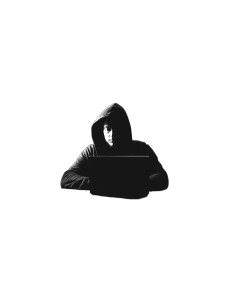 Dark Hoodie Hacker Vinyl Car Decal Sticker – Waterproof & UV-Resistant 8"