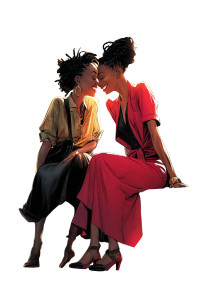 1940S Girlfriends Kiss V6 Vinyl Car Decal Sticker – Waterproof & UV-Resistant 8"