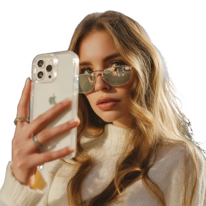 Luxury Lady Iphone Vinyl Car Decal Sticker – Waterproof & UV-Resistant 8"