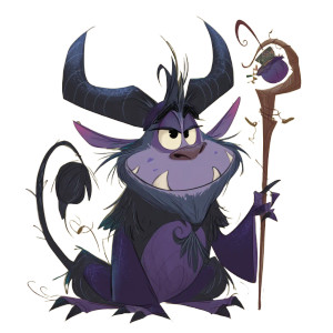 Cute Demon Barbatos Vinyl Car Decal Sticker – Waterproof & UV-Resistant 8"