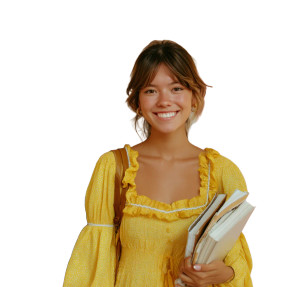 Smiling Student Entrance Vinyl Car Decal Sticker – Waterproof & UV-Resistant 8"