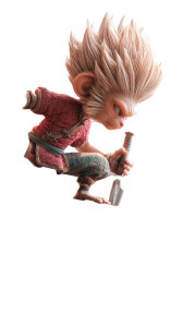Chibi Sun Wukong V2 Vinyl Car Decal Sticker – Waterproof & UV-Resistant 8"