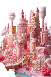 Candy Palace Vinyl Car Decal Sticker – Waterproof & UV-Resistant 8"