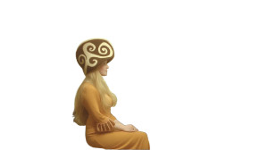 Retro Cinema Woman Vinyl Car Decal Sticker – Waterproof & UV-Resistant 8"