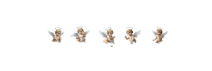 Five Cherubs Vinyl Car Decal Sticker – Waterproof & UV-Resistant 8"