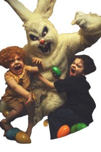 Creepy Easter Bunny V5 Vinyl Car Decal Sticker – Waterproof & UV-Resistant 8"