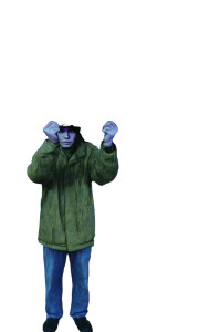 Depressed Protestor Vinyl Car Decal Sticker – Waterproof & UV-Resistant 8"