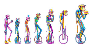 Evolution To Unicyclist Vinyl Car Decal Sticker – Waterproof & UV-Resistant 8" Evolution To Unicyclist Vinyl Car Decal Sticker – Waterproof & UV-Resistant 8"