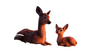 Deer In Twilight Vinyl Car Decal Sticker – Waterproof & UV-Resistant 8"