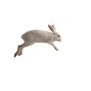 Flying White Rabbit Vinyl Car Decal Sticker – Waterproof & UV-Resistant 8"