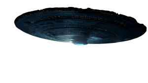 Hovering Enterprise Vinyl Car Decal Sticker – Waterproof & UV-Resistant 8"