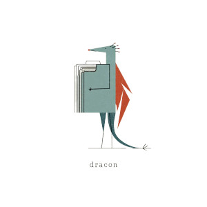 Dracon Logo Vinyl Car Decal Sticker – Waterproof & UV-Resistant 8"