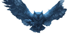 Celestial Owl God Vinyl Car Decal Sticker – Waterproof & UV-Resistant 8"