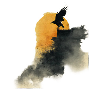 Yatagarasu Descending Vinyl Car Decal Sticker – Waterproof & UV-Resistant 8"