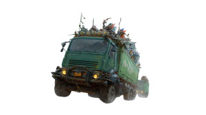 Futuristic Battlefield Truck Vinyl Car Decal Sticker – Waterproof & UV-Resistant 8"