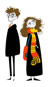 Harry And Hermione V3 Vinyl Car Decal Sticker – Waterproof & UV-Resistant 8"