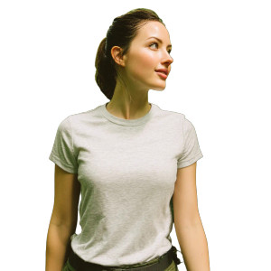 Hiking Female Model Vinyl Car Decal Sticker – Waterproof & UV-Resistant 8"