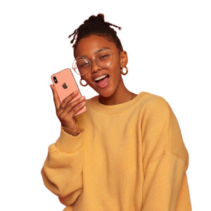 Lifestyle Influencer Smiling Vinyl Car Decal Sticker – Waterproof & UV-Resistant 8"