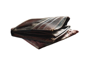 Empty Wallet Vinyl Car Decal Sticker – Waterproof & UV-Resistant 8"