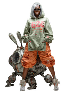 Cyber Pilot Cosplay V12 Vinyl Car Decal Sticker – Waterproof & UV-Resistant 8"