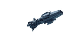 Military Spaceship Arrival Vinyl Car Decal Sticker – Waterproof & UV-Resistant 8"