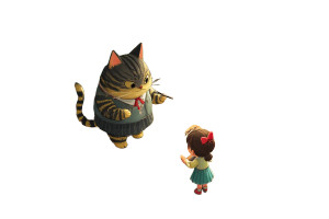 Giant Tabby Teacher Vinyl Car Decal Sticker – Waterproof & UV-Resistant 8"