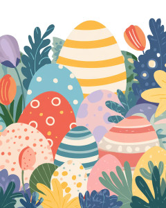 Colorful Easter Eggs V4 Vinyl Car Decal Sticker – Waterproof & UV-Resistant 8" Colorful Easter Eggs V4 Vinyl Car Decal Sticker – Waterproof & UV-Resistant 8"