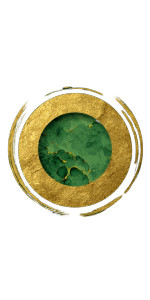 Golden Karate Circle Vinyl Car Decal Sticker – Waterproof & UV-Resistant 8"