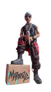 Maranza Action Figure Vinyl Car Decal Sticker – Waterproof & UV-Resistant 8"