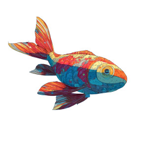 Sky-Swimming Fish Vinyl Car Decal Sticker – Waterproof & UV-Resistant 8" Sky-Swimming Fish Vinyl Car Decal Sticker – Waterproof & UV-Resistant 8"