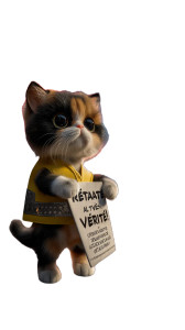 Protest Munchkin Cat Vinyl Car Decal Sticker – Waterproof & UV-Resistant 8"