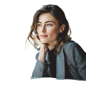 Professional Woman Coffee Vinyl Car Decal Sticker – Waterproof & UV-Resistant 8"