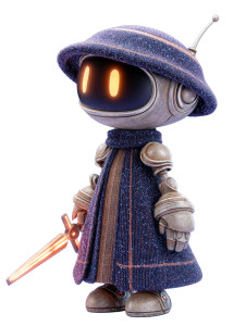 Clay Sci-Fi Warrior Vinyl Car Decal Sticker – Waterproof & UV-Resistant 8"