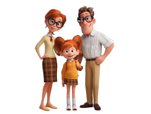 Cheerful Family Classroom Vinyl Car Decal Sticker – Waterproof & UV-Resistant 8"