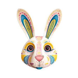 Colorful Rabbit Mask Vinyl Car Decal Sticker – Waterproof & UV-Resistant 8" Colorful Rabbit Mask Vinyl Car Decal Sticker – Waterproof & UV-Resistant 8"