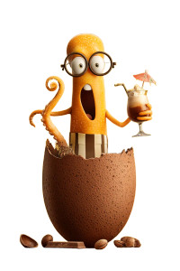 Happy Octopus Easter Vinyl Car Decal Sticker – Waterproof & UV-Resistant 8"