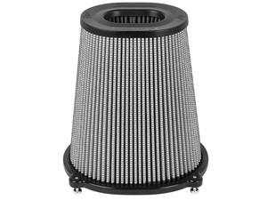Advanced FLOW Engineering Oval Tapered Air Filter | Quantum Design, Pro DRY S Media, Easy Install | White Synthetic Media