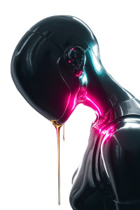 Chrome Mannequin Vinyl Car Decal Sticker – Waterproof & UV-Resistant 8"