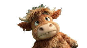 Cute Cow Picnic Vinyl Car Decal Sticker – Waterproof & UV-Resistant 8"