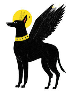 Mythological Dog Creature Vinyl Car Decal Sticker – Waterproof & UV-Resistant 8" Mythological Dog Creature Vinyl Car Decal Sticker – Waterproof & UV-Resistant 8"
