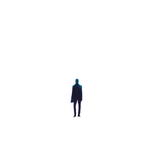 Futuristic Rooftop Figure V2 Vinyl Car Decal Sticker – Waterproof & UV-Resistant 8"