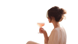 Elegant Cocktail Moment Vinyl Car Decal Sticker – Waterproof & UV-Resistant 8"