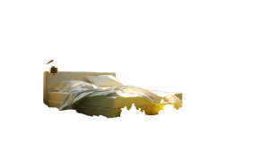 White Mattress On Grass Vinyl Car Decal Sticker – Waterproof & UV-Resistant 8"