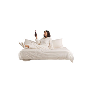 Floating Bed Scene Vinyl Car Decal Sticker – Waterproof & UV-Resistant 8"