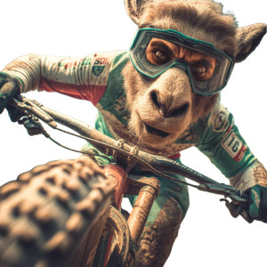 Olympic Mountain Goat Vinyl Car Decal Sticker – Waterproof & UV-Resistant 8"