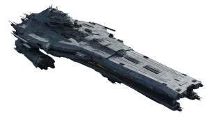 Futuristic Military Cruiser Vinyl Car Decal Sticker – Waterproof & UV-Resistant 8"