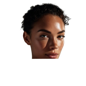 Skincare Model Portrait Vinyl Car Decal Sticker – Waterproof & UV-Resistant 8"