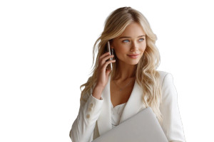 Blonde Businesswoman Vinyl Car Decal Sticker – Waterproof & UV-Resistant 8" Blonde Businesswoman Vinyl Car Decal Sticker – Waterproof & UV-Resistant 8"