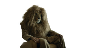Lion-Maned Man Vinyl Car Decal Sticker – Waterproof & UV-Resistant 8" Lion-Maned Man Vinyl Car Decal Sticker – Waterproof & UV-Resistant 8"